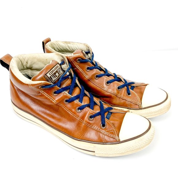 Converse Other - Converse CT Street Slip On Mid Leather Sneakers